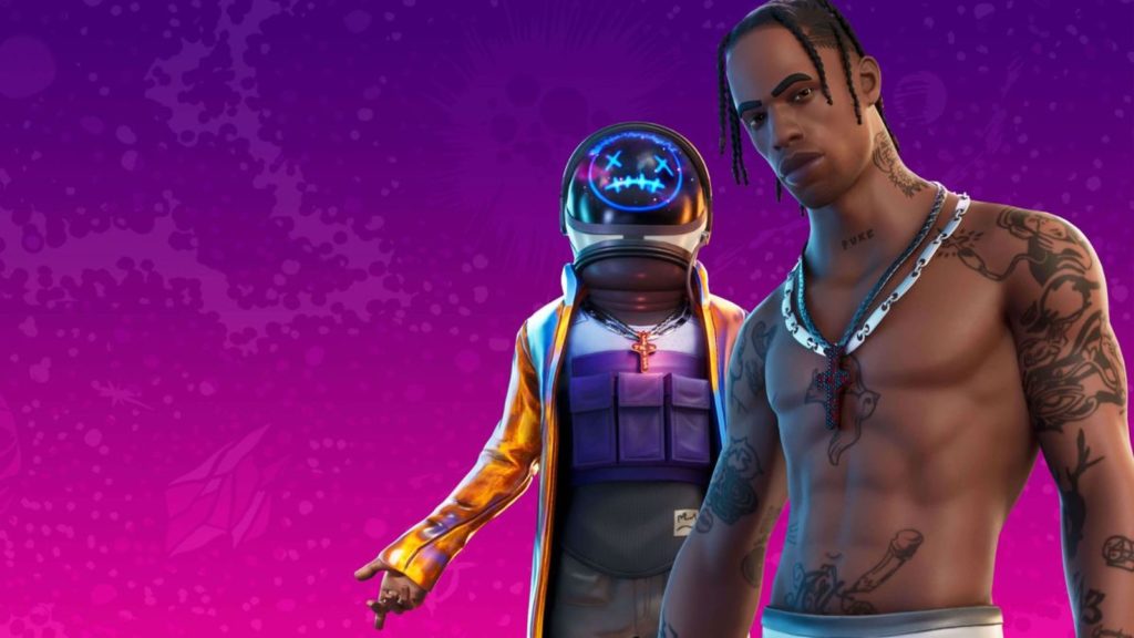 Rap Forte Travis Scott faz show psicodélico via game "Fortnite"