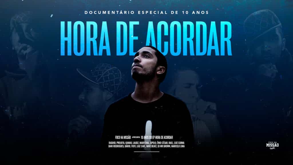 Rap Forte Rashid celebra 10 anos de seu EP de estreia 'Hora de Acordar' com documentário inédito.