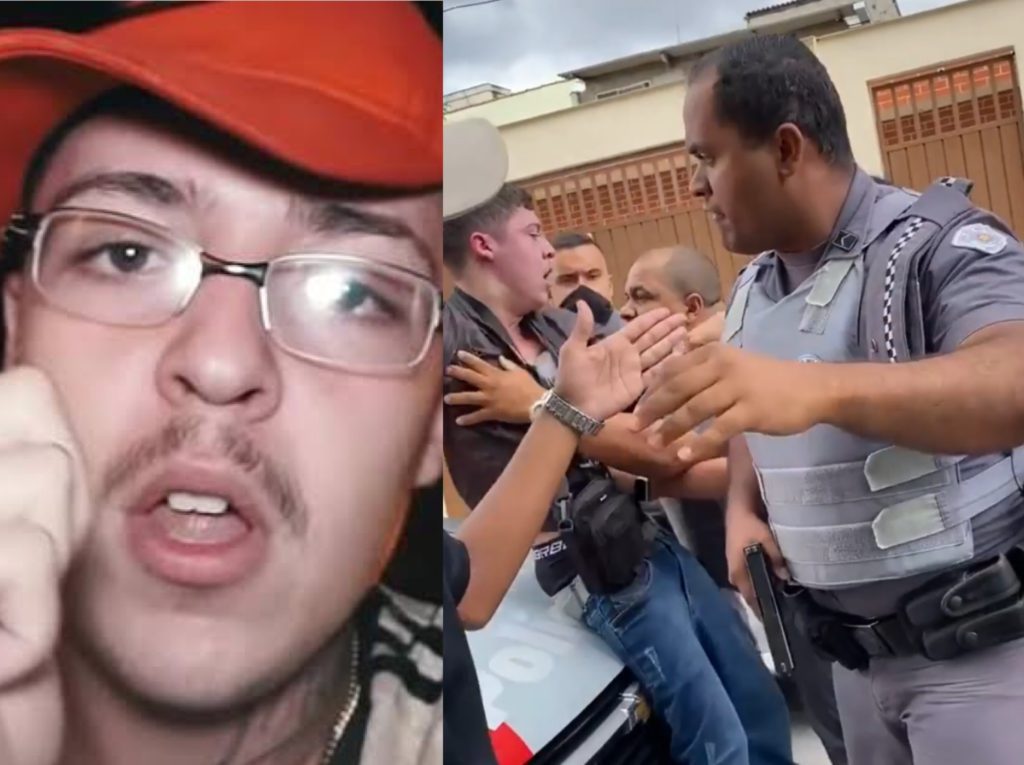 Rap Forte Salvador da Rima é agredido e preso pela PM de São Paulo.