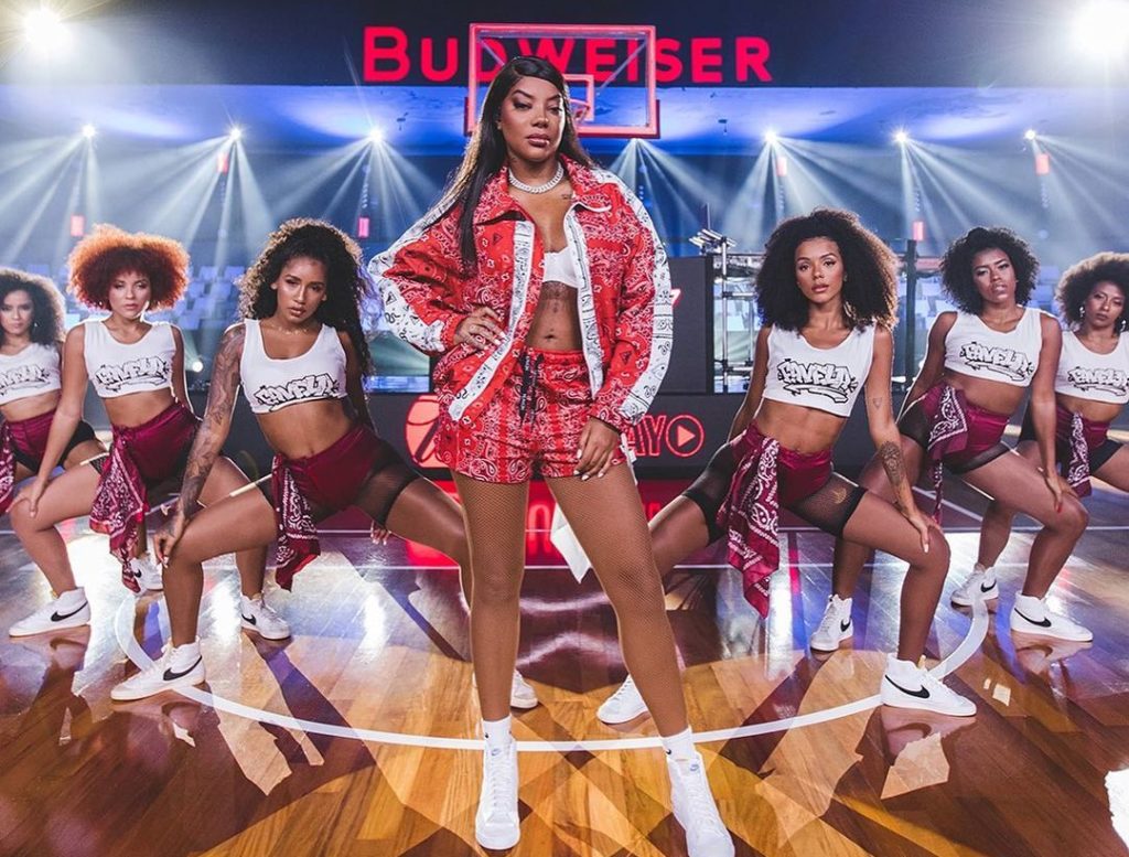 Rap Forte Ludmilla faz o primeiro show de intervalo 100% brasileiro da NBA