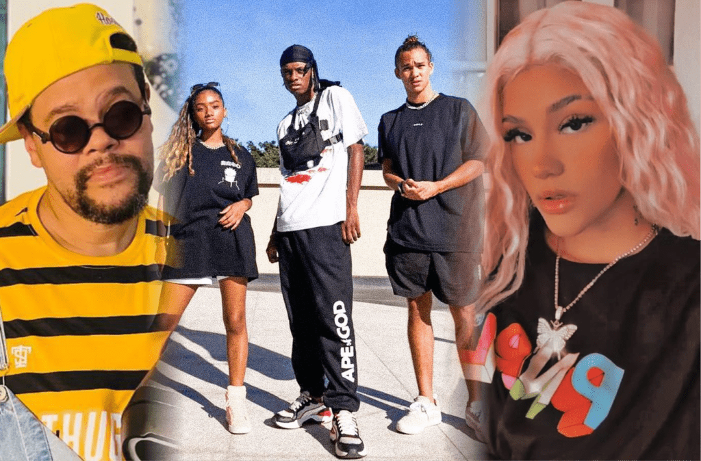 Rap Forte Babu Santana e Azzy gravam com vencedores do Festival Tudu Nossu