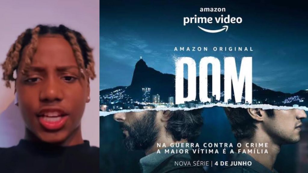 Rap Forte MC Caverinha faz sua estreia na série brasileira 'DOM' da Amazon Prime