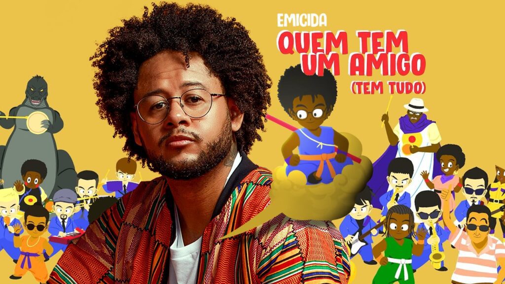 Rap Forte Especial do "dia do Goku", conheça o novo vídeo clipe do Emicida baseado no Dragon Ball.