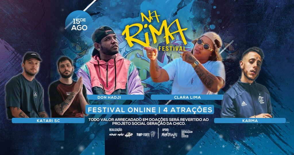 Rap Forte Na Rima Festival acontece no próximo sábado direto do Mentawai.