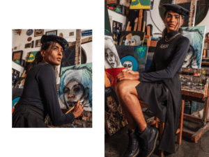 Rap Forte Moda, Arte e Criatividade: Editorial KACE no Atelier Selma Weissmann