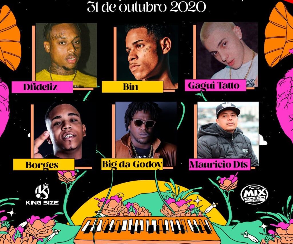 Rap Forte Garden Concert Brasil será o primeiro show de rap nacional com distanciamento social seguro.