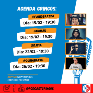 Rap Forte Com a alta dos podcasts, a Gringos Records entra na jogada.