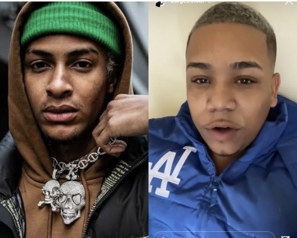Rap Forte Comethazine desmente participação no álbum de Borges, fãs zoam e o gringo perde a linha