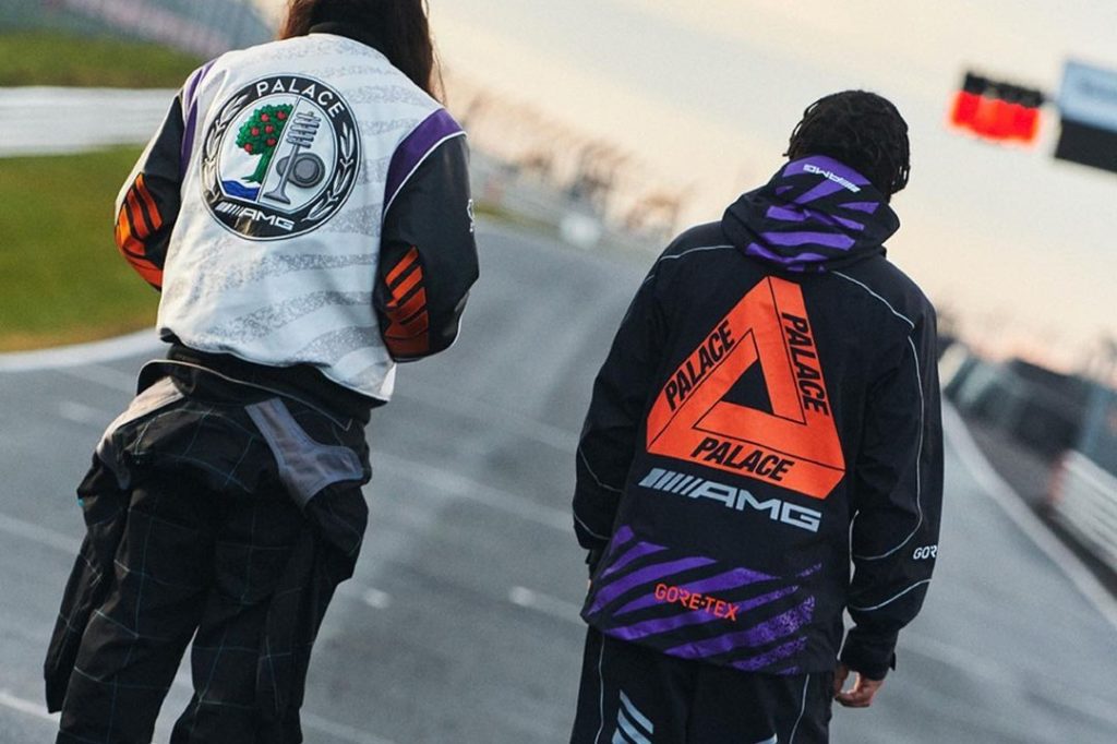 Rap Forte Palace x Mercedes AMG, quando o streetwear e automobilismo se unem