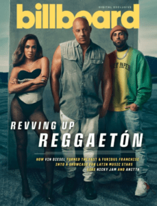 Rap Forte Anitta é capa da Billboard com Vin Diesel e Nicky Jam