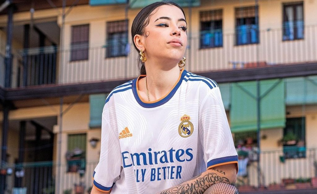 Rap Forte Nova camisa do Real Madrid para temporada 2021/2022 pela adidas