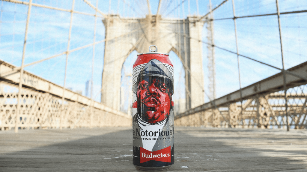 Biggie Smalls x Budweiser, a colaboração de edição limitada e exclusiva.