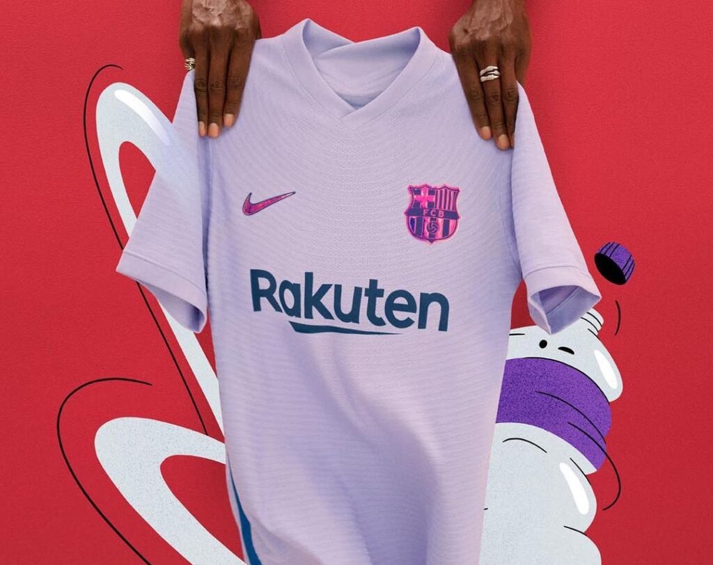 Nova camisa alternativa Barcelona 2021/22