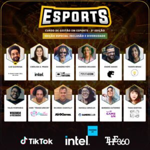 Rap Forte Está rolando o curso Intel de gestão em esports - Edição especial: Inclusão e Diversidade!