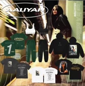 Rap Forte Merch do álbum "On In A Million" de Aaliyah é lançado