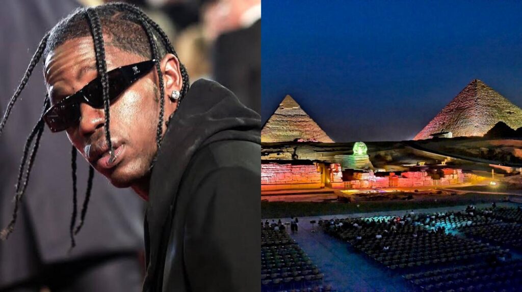Rap Forte Travis Scott anuncia lançamento épico de "Utopia" nas Pirâmides de Gizé em 28 de julho